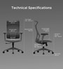 The Novice Premium Ergonomic Chair In Lunar Grey The Novice Premium Ergonomic Chair In Lunar Grey