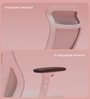 The Novice Premium Ergonomic Chair In Parisian Pink Colour The Novice Premium Ergonomic Chair In Parisian Pink Colour