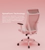 The Novice Premium Ergonomic Chair In Parisian Pink Colour The Novice Premium Ergonomic Chair In Parisian Pink Colour