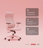 The Novice Premium Ergonomic Chair In Parisian Pink Colour The Novice Premium Ergonomic Chair In Parisian Pink Colour