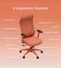 The Novice Premium Ergonomic Chair In Spiced Orange Colour