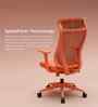 The Novice Premium Ergonomic Chair In Spiced Orange Colour