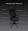 The Novice Premium Ergonomic Chair In True Black The Novice Premium Ergonomic Chair In True Black