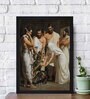 The Pandava Texture Paper Framed Art Print