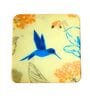 Yellow & Blue (4 x 4 Inches) Marble (Set of 2) Coasters
