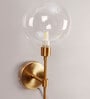 Wave Metal Novelty Wall Light (Gold)