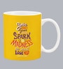 Quoted 250ml Yellow Ceramic Coffee Mug