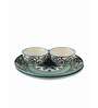 The Royal Crown 10 Pcs Blue & White Ceramic Dinnerware Set