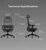 The Specialist Premium Ergonomic Chair In Midnight Grey Colour