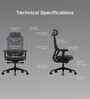 The Specialist Premium Ergonomic Chair In Midnight Grey Colour