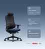 The Specialist Premium Ergonomic Chair In Prussian Blue Colour