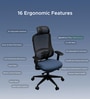 The Specialist Premium Ergonomic Chair In Prussian Blue Colour The Specialist Premium Ergonomic Chair In Prussian Blue Colour