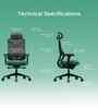The Specialist Premium Ergonomic Chair In Sage Green Colour