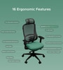 The Specialist Premium Ergonomic Chair In Sage Green Colour The Specialist Premium Ergonomic Chair In Sage Green Colour