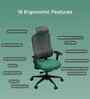 The Specialist Premium Ergonomic Chair In Sage Green Colour