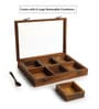 The Spice Trove Brown Sheesham Wood Spice Box