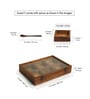 The Spice Trove Brown Sheesham Wood Spice Box