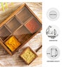 The Spice Trove Brown Sheesham Wood Spice Box