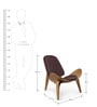 The Sweetzer Chair in Brown Colour