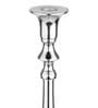 The Valora Candle Holders Silver Black Set