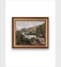 The Vintage Artistry Beige & Brown European Villa Landscape Wall Art