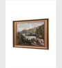 The Vintage Artistry Beige & Brown European Villa Landscape Wall Art