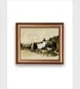 The Vintage Artistry Beige & Brown Forest Landscape Printed Framed Wall Art