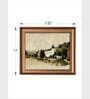 The Vintage Artistry Beige & Brown Forest Landscape Printed Framed Wall Art
