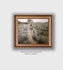 The Vintage Artistry Beige Girl Riding A Donkey Painting Wall Art