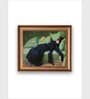 The Vintage Artistry Black & Brown Antique Female Printed Framed Wall Painting