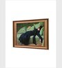 The Vintage Artistry Black & Brown Antique Female Printed Framed Wall Painting