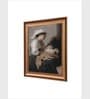 The Vintage Artistry Black & White Mother And Child Printed Framed Wall Painting