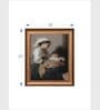 The Vintage Artistry Black & White Mother And Child Printed Framed Wall Painting