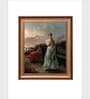 The Vintage Artistry Blue & Beige An Evening At Sea Painting Wall Art