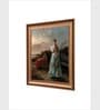 The Vintage Artistry Blue & Beige An Evening At Sea Painting Wall Art