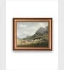 The Vintage Artistry Blue & Green Mountains View Painting Wall Art