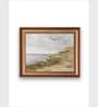 The Vintage Artistry Blue & Green Seaside Landscape Framed Wall Painting