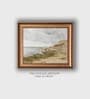 The Vintage Artistry Blue & Green Seaside Landscape Framed Wall Painting