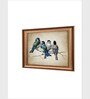 The Vintage Artistry Blue Birds Wooden Framed Wall Art