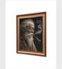 The Vintage Artistry Brown & Black Old Man With Pipe Painting Wall Art