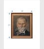 The Vintage Artistry Brown & Black Rusticportrait Oil Wall Painting