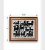The Vintage Artistry Brown & Blackhorse Framed Wall Painting