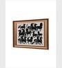 The Vintage Artistry Brown & Blackhorse Framed Wall Painting