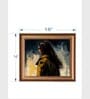 The Vintage Artistry Brown & Bluewoman Painting Wall Art