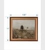 The Vintage Artistry Brown & Green European Wooden Framed Wall Painting