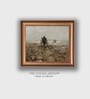 The Vintage Artistry Brown & Green European Wooden Framed Wall Painting