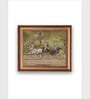 The Vintage Artistry Brown & Green Moody Rustic Art Framed Wall Painting