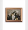 The Vintage Artistry Brown & Green Still Life Of Roses Printed Framed Wall Painting