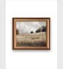 The Vintage Artistry Brown & White Wheat Field Canvas Wood Framed Paining Wall Art
