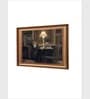 The Vintage Artistry Brown & White Woman Reading Painting Wall Art
